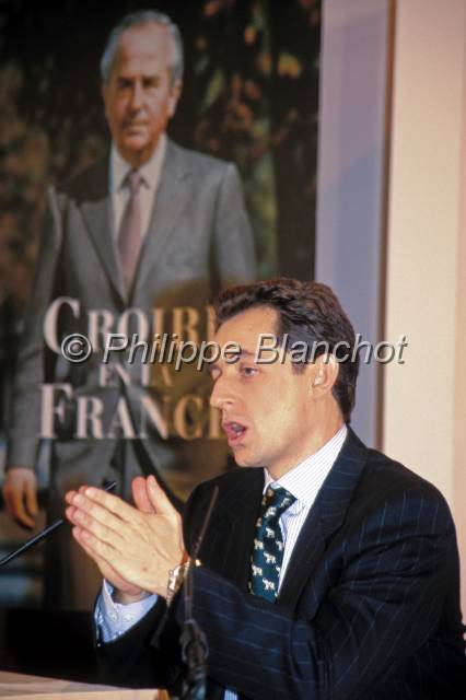 nicolas sarkozy.JPG - Nicolas Sarközy de Nagy-Bocsa, porte-parole et directeur de campagne du candidat Balladur en 1995